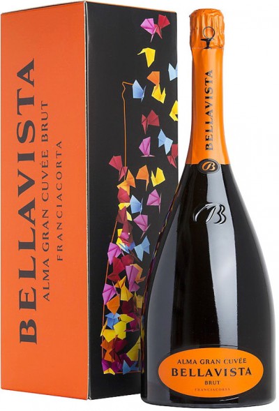 Игристое вино Bellavista, Alma Gran Cuvee, Franciacorta DOCG, gift box
