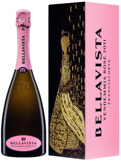 Игристое вино Bellavista, Brut Rose, Franciacorta DOCG, 2011, gift box