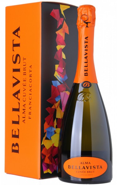 Игристое вино Bellavista, Franciacorta Cuvee Brut, gift box, 1.5 л