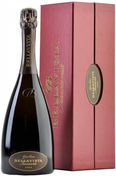 Игристое вино Bellavista, Franciacorta Gran Cuvee Brut, 2006, gift box