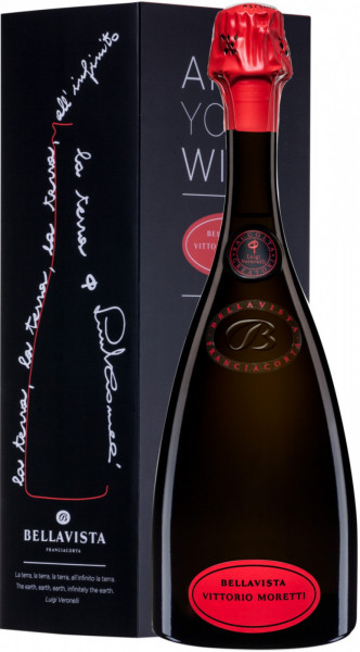 Игристое вино Bellavista, "Vittorio Moretti", Franciacorta DOCG, 2011, gift box