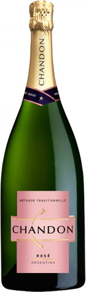 Игристое вино Bodegas Chandon, Brut Rose, Mendoza, 1.5 л