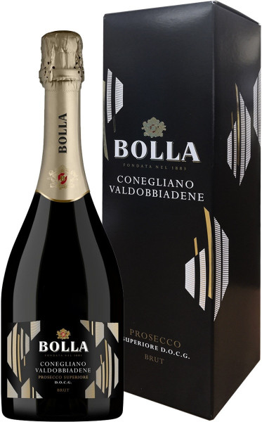 Игристое вино Bolla, Prosecco Superiore Conegliano Valdobbiadene DOCG, gift box
