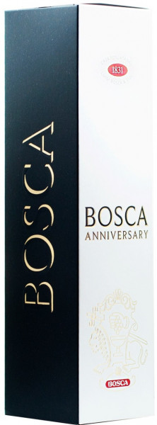 Игристое вино "Bosca Anniversary" Semi-Sweet, White Label, gift box