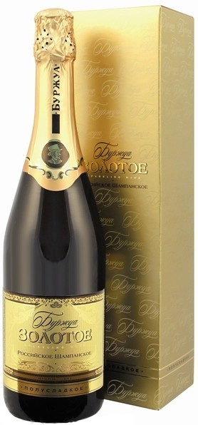 Игристое вино "Bourgeois" Gold semidolce, gift box