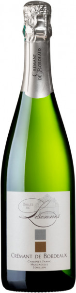 Игристое вино "Bulles de Lisennes" Blanc, Cremant de Bordeaux AOC