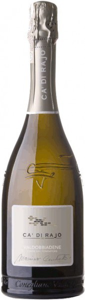 Игристое вино Ca'di Rajo, Extra Dry Millesimato Valdobbiadene Prosecco Superiore DOCG, 2012