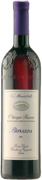 Игристое вино Ca' Montebello, Bonarda, Oltrepo Pavese DOC, 2015