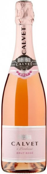 Игристое вино Calvet, Cremant de Bordeaux AOP Brut Rose, 2021