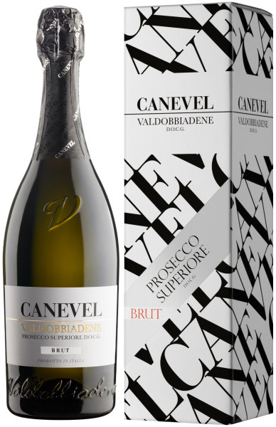 Игристое вино Canevel, Prosecco Valdobbiadene Superiore DOCG Brut "Setage", 2022, gift box