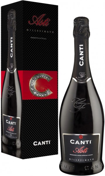 Игристое вино Canti, Asti DOCG, 2012, gift box