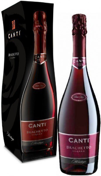 Игристое вино Canti, Brachetto VSQPRD, gift box