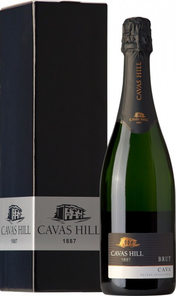 Игристое вино Cavas Hill, Cava Brut DO, gift box