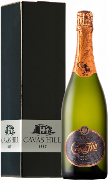 Игристое вино Cavas Hill, Cava "Cuvee 1887" Brut DO, gift box