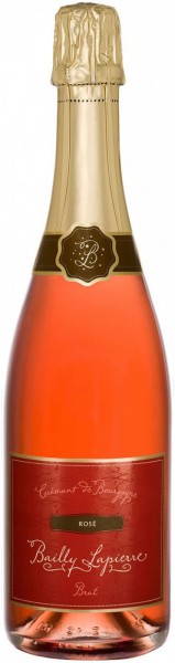 Игристое вино Cave de Bailly, "Bailly-Lapierre" Rose Brut, Cremant De Bourgogne AOC