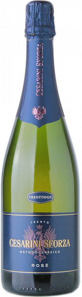 Игристое вино Cesarini Sforza, Brut Rose, Trento DOC, 1.5 л