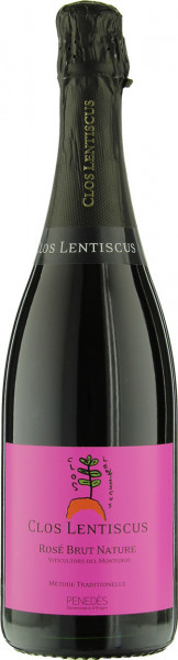 Игристое вино Clos Lentiscus, Rose Brut Nature, Penedes DO, 2013