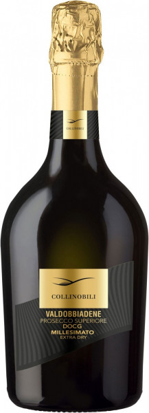 Игристое вино Contarini, "Collinobili" Valdobbiadene Prosecco Superiore DOCG Millesimato Extra Dry