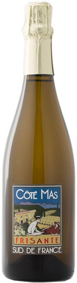 Игристое вино "Cote Mas" Frisante Blanc de Blancs Brut, Pays d'Oc IGP, 2021