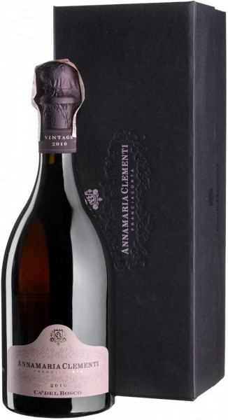 Игристое вино Cuvee "Annamaria Clementi" Rose Extra Brut, Franciacorta DOCG, 2010, gift box