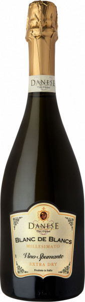 Игристое вино Danese, Blanc de Blancs Spumante Extra Dry