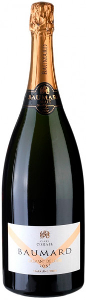 Игристое вино Domaine des Baumard, Carte Corail Brut Rose, Cremant de Loire AOC, 1.5 л