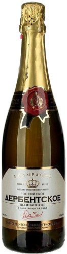 Игристое вино DZIV, "Derbent" Rossiyskoe Champagne, Semi-Sweet