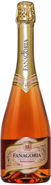 Игристое вино Fanagoria, "Rossiyskoe Champagne" Rose Semi-Sweet
