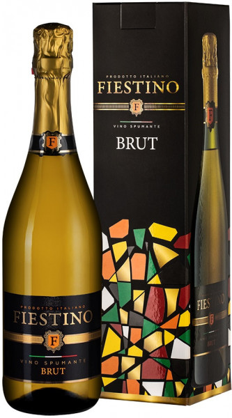 Игристое вино "Fiestino" Brut, gift box