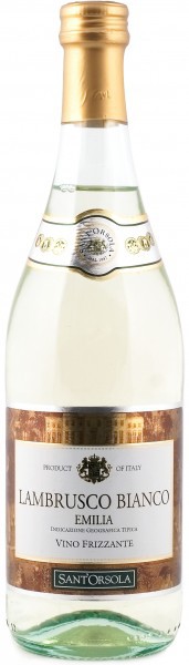 Игристое вино Fratelli Martini, "Sant’Orsola" Lambrusco Bianco Emilia