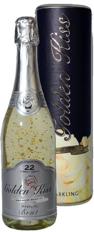 Игристое вино "Golden Kiss" Brut, in tube