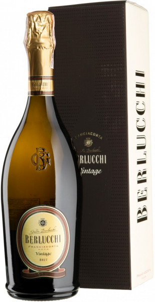 Игристое вино Guido Berlucchi, "Cuvee Imperiale" Brut Vintage, 2015, gift box