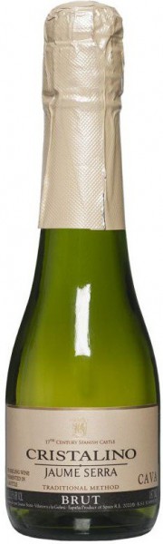 Игристое вино Jaume Serra, "Cristalino" Brut, Cava DO, 0.187 л