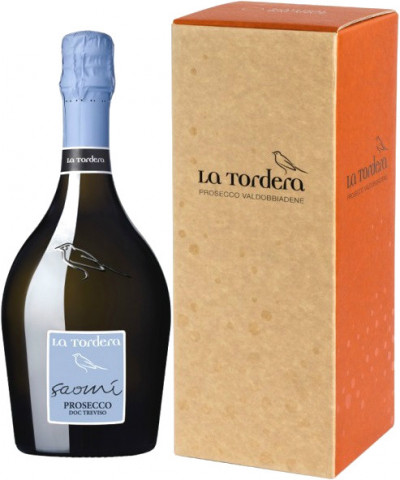 Игристое вино La Tordera, "Saomi" Prosecco, Treviso DOC, gift box, 1.5 л