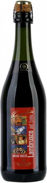 Игристое вино "Ligabue" Rosso Dolce, Lambrusco dell'Emilia IGP