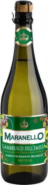Игристое вино Maranello Wines, "Maranello" Lambrusco dell'Emilia IGT Bianco, semi-dolce