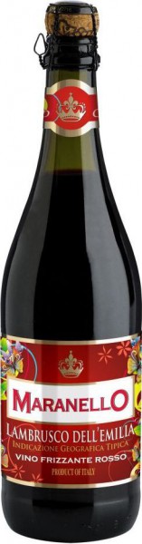 Игристое вино Maranello Wines, "Maranello" Lambrusco dell'Emilia IGT Rosso, semi-dolce
