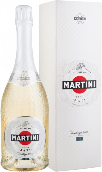 Игристое вино Martini, Asti Vintage DOCG, 2016, gift box
