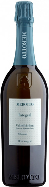 Игристое вино Merotto, "Integral" Valdobbiadene Prosecco Superiore DOCG Brut, 2018