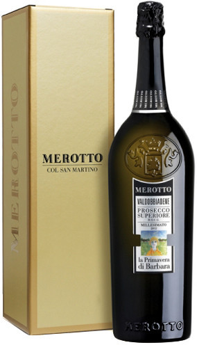 Игристое вино Merotto, "La Primavera di Barbara", Valdobbiadene Prosecco Superiore DOCG, gift box, 1.5 л