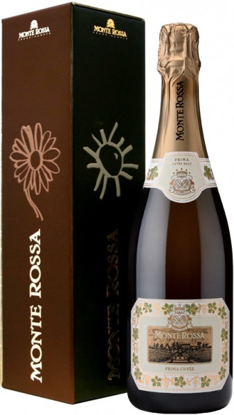Игристое вино Monte Rossa, "Prima Cuvee" Brut, gift box