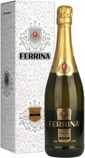 Игристое вино Morando, "Ferrina" Prosecco DOC Brut, gift box