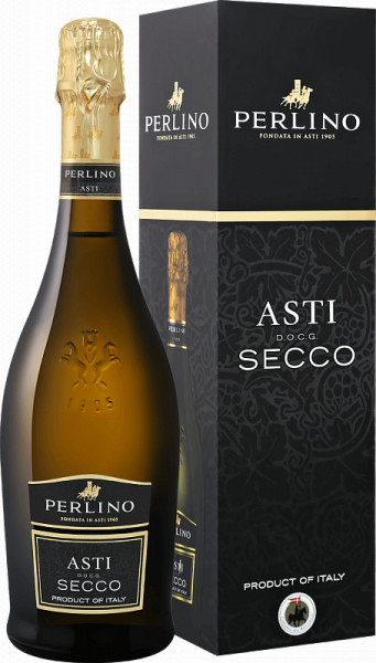 Игристое вино Perlino, Asti DOCG Secco, gift box