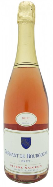 Игристое вино Pierre Naigeon, Rose Brut Cremant de Bourgogne AOC