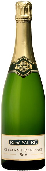 Игристое вино Rene Mure, Cremant d'Alsace Brut, 0.375 л