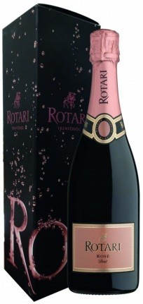 Игристое вино Rotari, Rose Brut, Trento DOC, gift box
