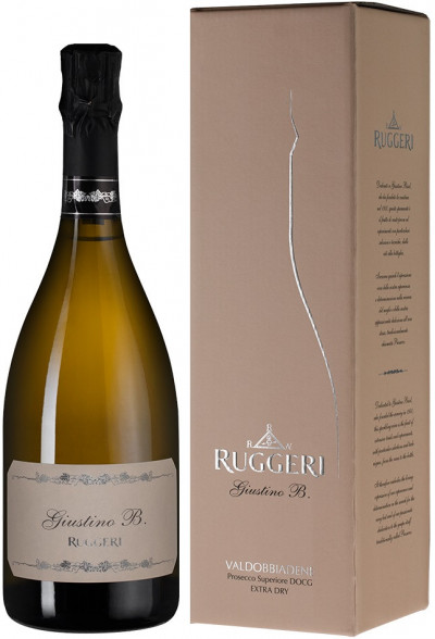 Игристое вино Ruggeri, "Giustino B." Valdobbiadene Prosecco Superiore DOCG, 2022, gift box