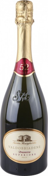 Игристое вино Santa Margherita, "52" Extra Dry, Valdobbiadene Prosecco Superiore DOCG, 2012