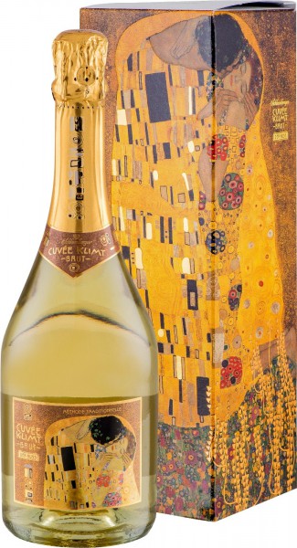 Игристое вино Schlumberger, Cuvee Klimt "Der Kuss" Brut, 2013, gift box
