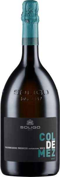 Игристое вино Soligo, "Col de Mez" Brut, Valdobbiadene Prosecco Superiore DOCG, 1.5 л